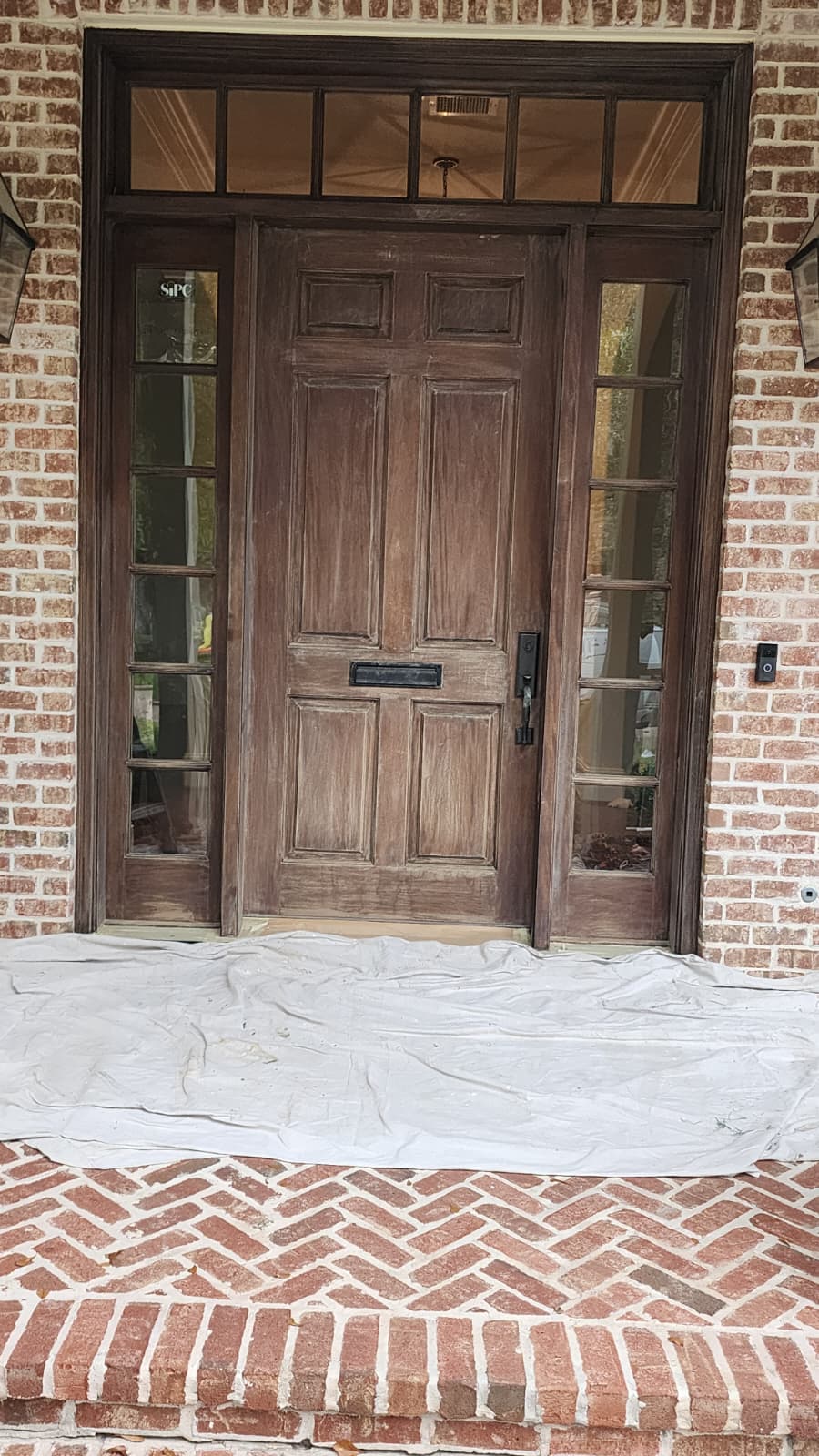 Door repair and insulation