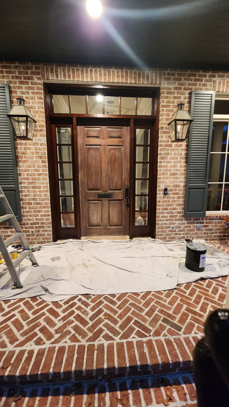 Door repair and insulation